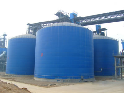 公坡镇水泥钢板库改造